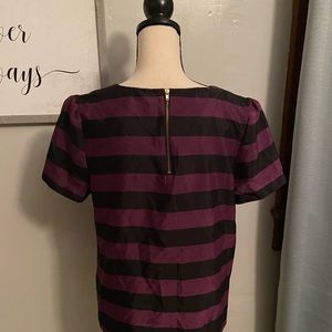 Black/purple shirt